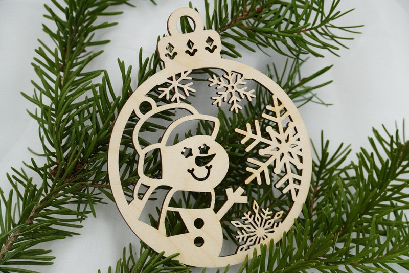 Christbaumschmuck "Schneemann" - RJC - Circle