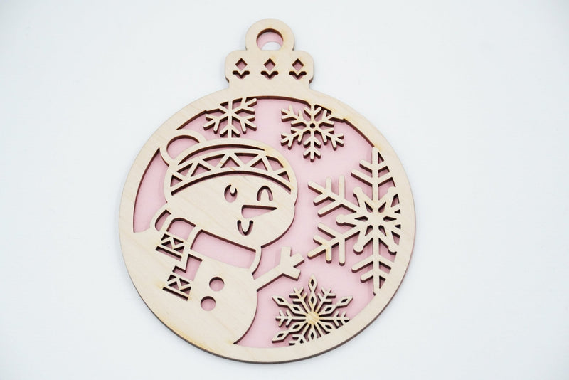 Christbaumschmuck "Schneemann" - RJC - Circle