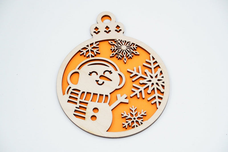 Christbaumschmuck "Schneemann" - RJC - Circle