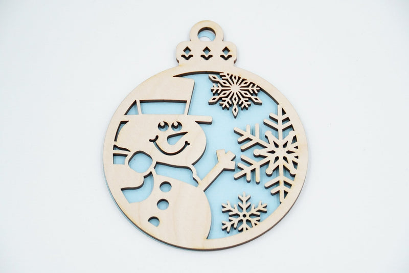 Christbaumschmuck "Schneemann" - RJC - Circle