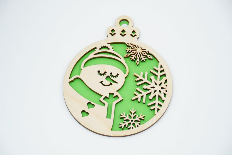 Christbaumschmuck "Schneemann" - RJC - Circle