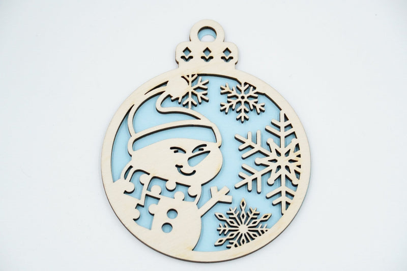 Christbaumschmuck "Schneemann" - RJC - Circle