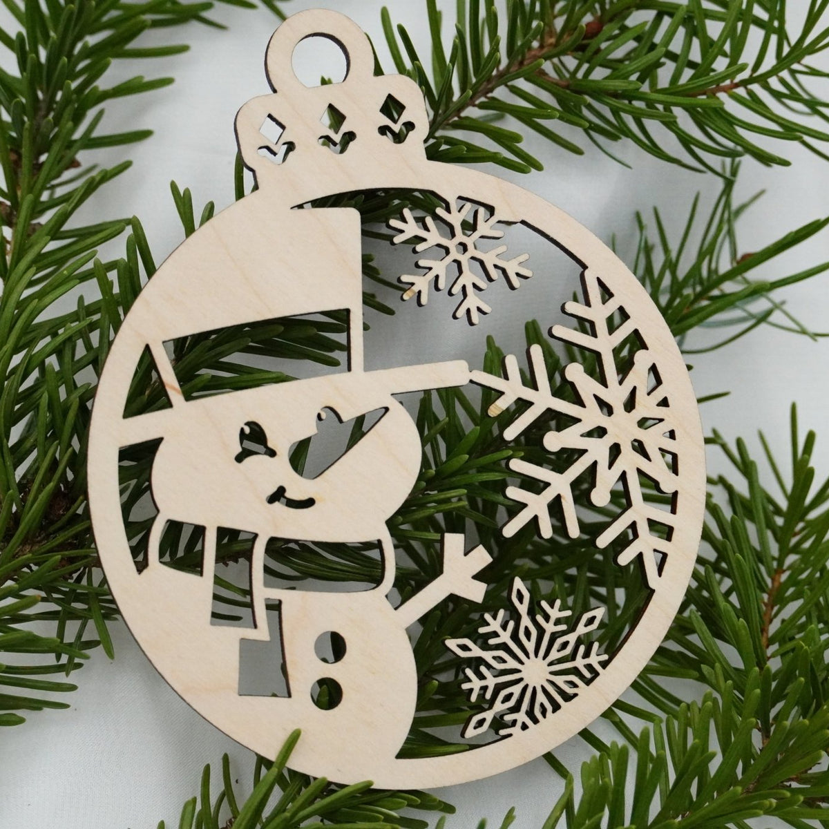 Christbaumschmuck "Schneemann" - RJC - Circle