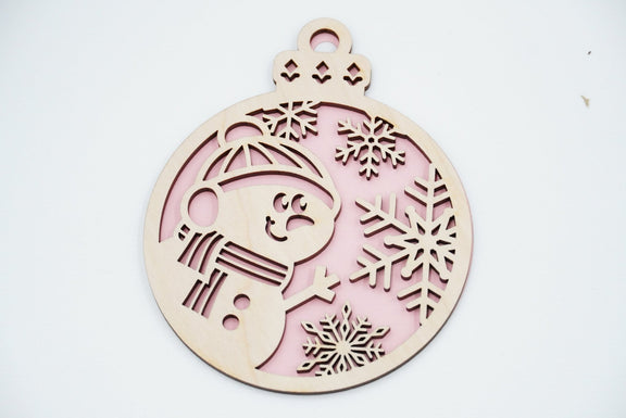 Christbaumschmuck "Schneemann" - RJC - Circle