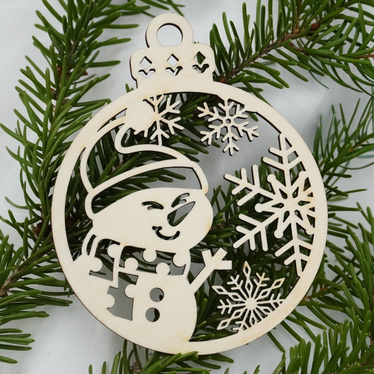 Christbaumschmuck "Schneemann" - RJC - Circle