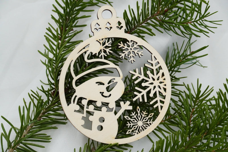 Christbaumschmuck "Schneemann" - RJC - Circle
