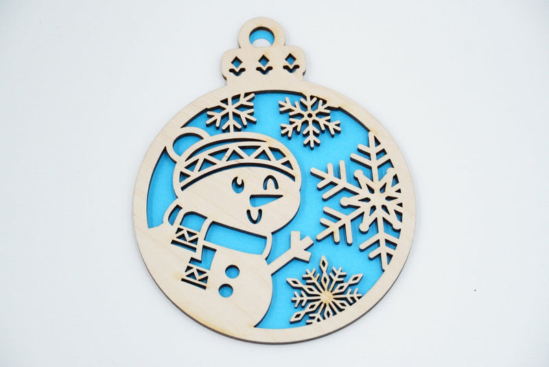 Christbaumschmuck "Schneemann" - RJC - Circle
