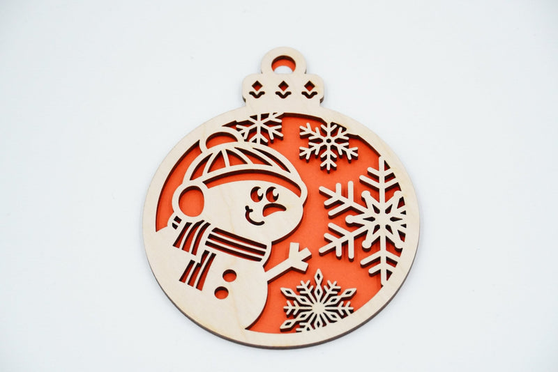 Christbaumschmuck "Schneemann" - RJC - Circle