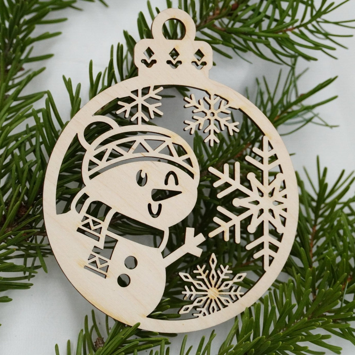 Christbaumschmuck "Schneemann" - RJC - Circle