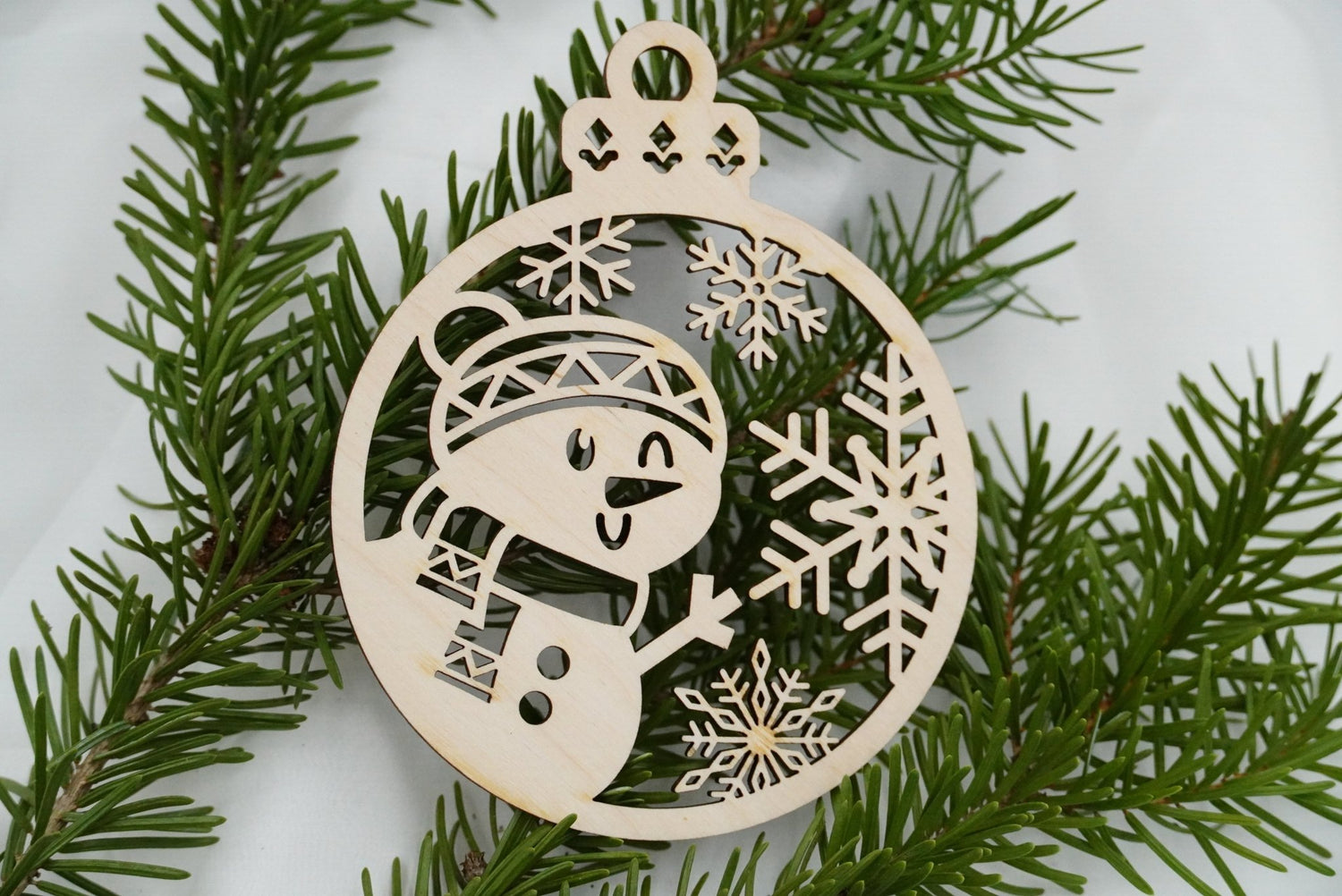 Christbaumschmuck "Schneemann" - RJC - Circle