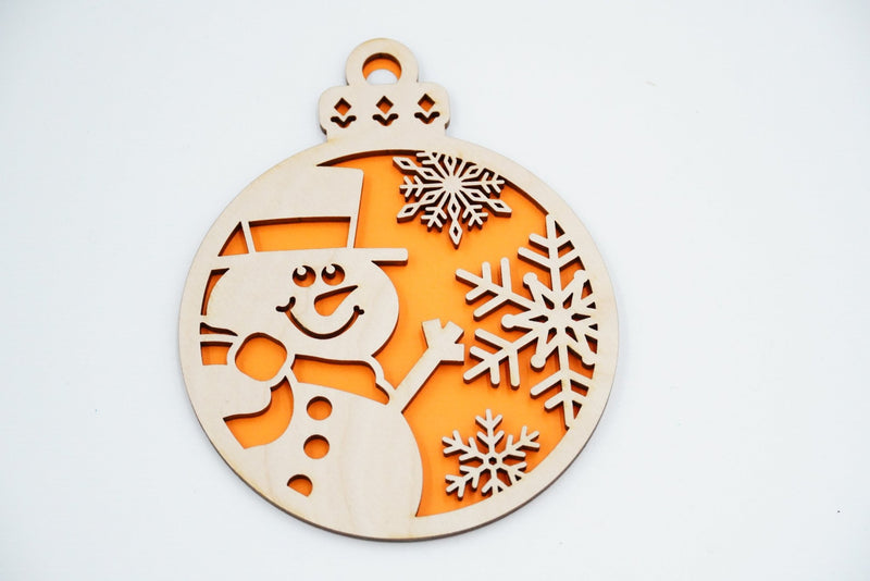 Christbaumschmuck "Schneemann" - RJC - Circle