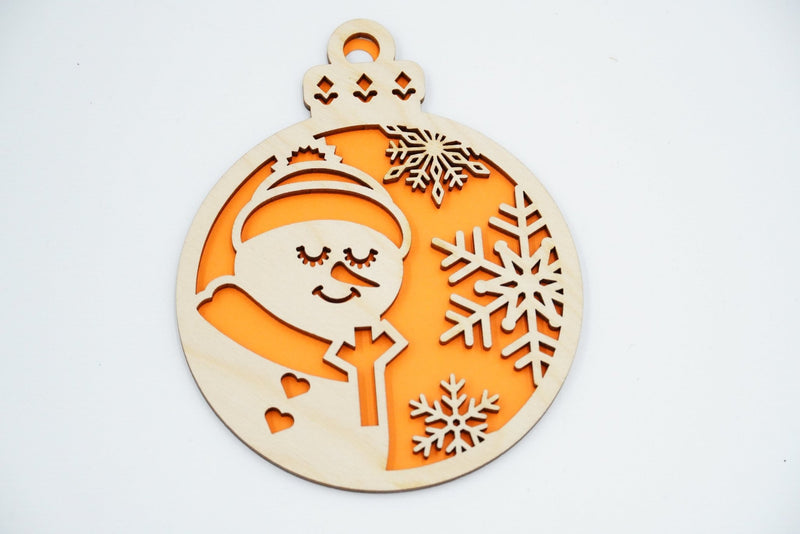 Christbaumschmuck "Schneemann" - RJC - Circle