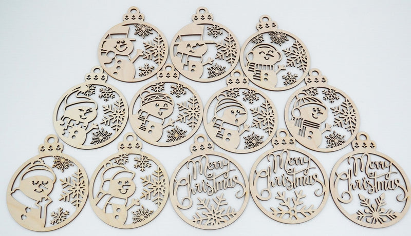 Christbaumschmuck "Schneemann" - RJC - Circle