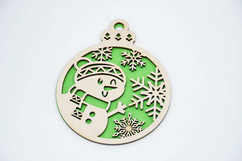 Christbaumschmuck "Schneemann" - RJC - Circle