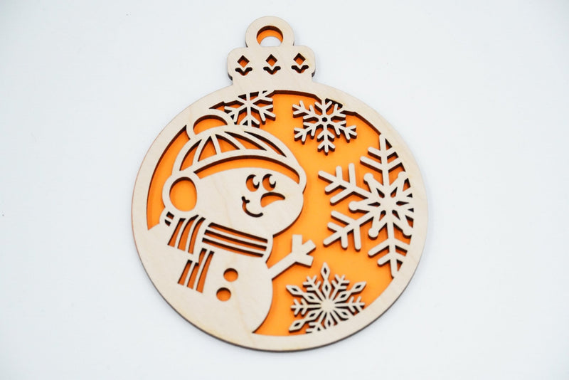 Christbaumschmuck "Schneemann" - RJC - Circle