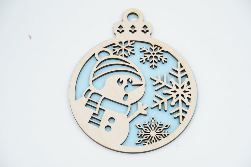 Christbaumschmuck "Schneemann" - RJC - Circle