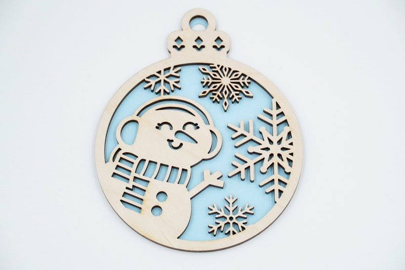 Christbaumschmuck "Schneemann" - RJC - Circle