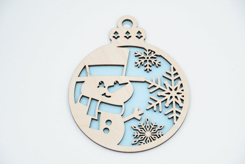 Christbaumschmuck "Schneemann" - RJC - Circle