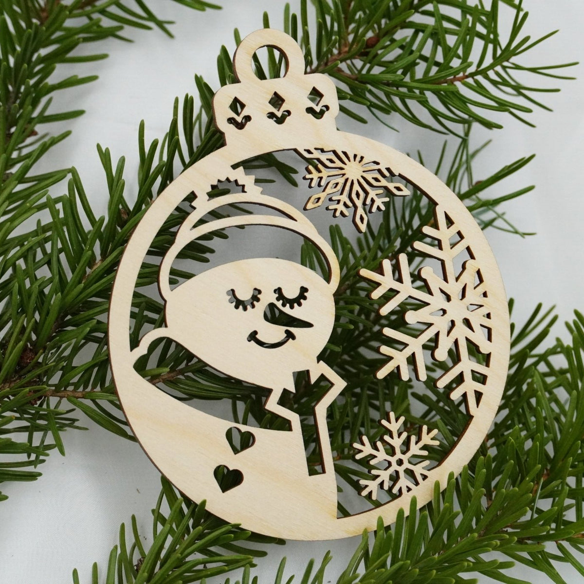 Christbaumschmuck "Schneemann" - RJC - Circle