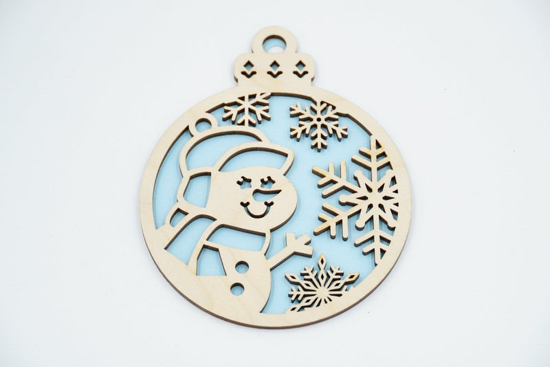 Christbaumschmuck "Schneemann" - RJC - Circle