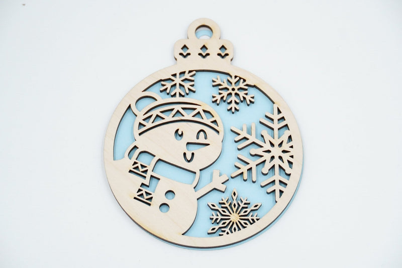 Christbaumschmuck "Schneemann" - RJC - Circle