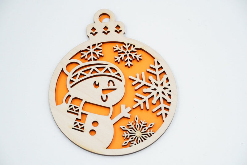 Christbaumschmuck "Schneemann" - RJC - Circle