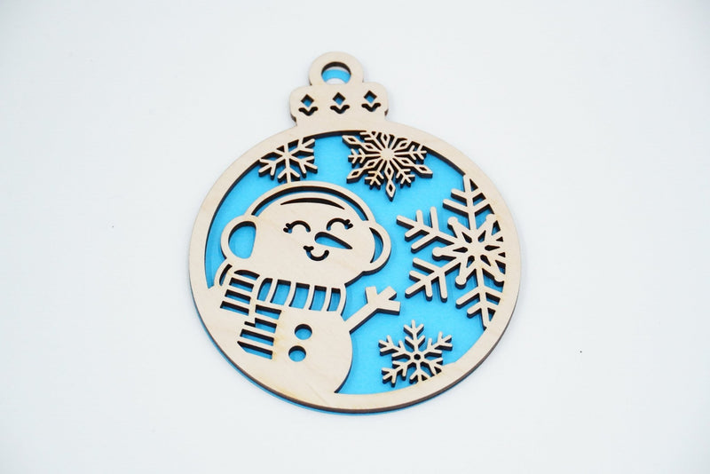 Christbaumschmuck "Schneemann" - RJC - Circle
