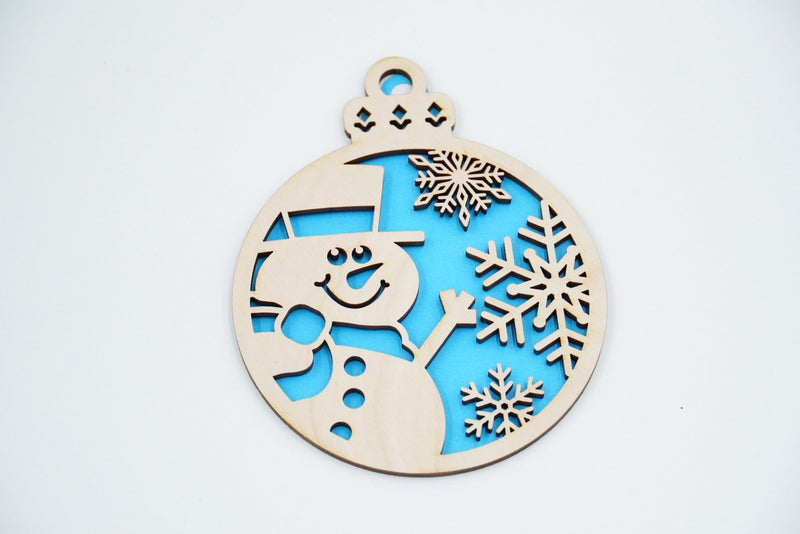 Christbaumschmuck "Schneemann" - RJC - Circle