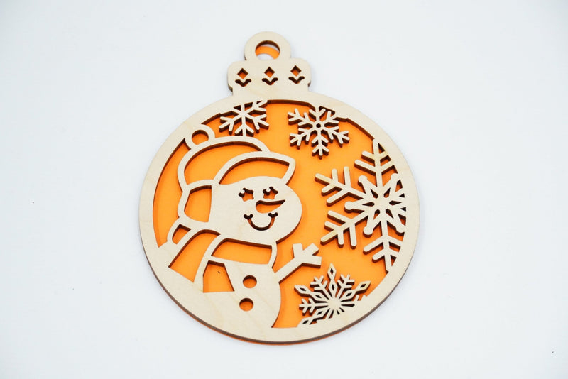 Christbaumschmuck "Schneemann" - RJC - Circle