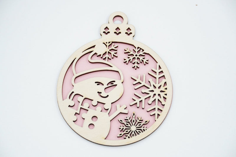 Christbaumschmuck "Schneemann" - RJC - Circle