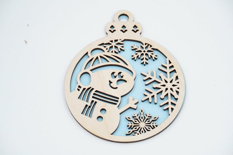 Christbaumschmuck "Schneemann" - RJC - Circle