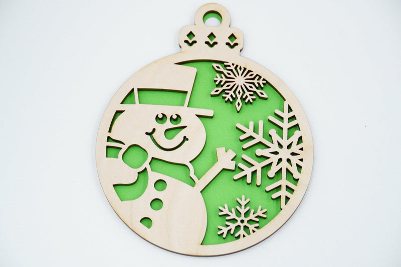 Christbaumschmuck "Schneemann" - RJC - Circle