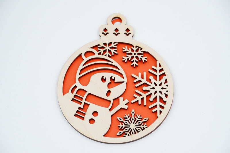 Christbaumschmuck "Schneemann" - RJC - Circle
