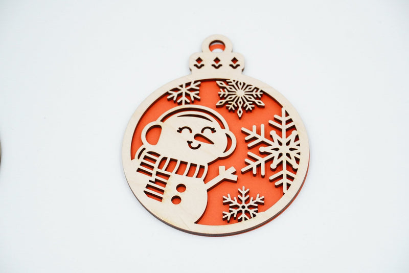 Christbaumschmuck "Schneemann" - RJC - Circle