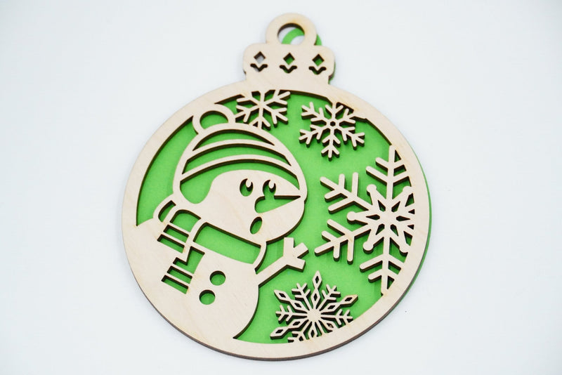 Christbaumschmuck "Schneemann" - RJC - Circle