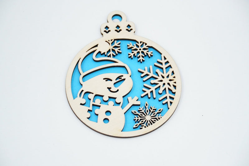 Christbaumschmuck "Schneemann" - RJC - Circle