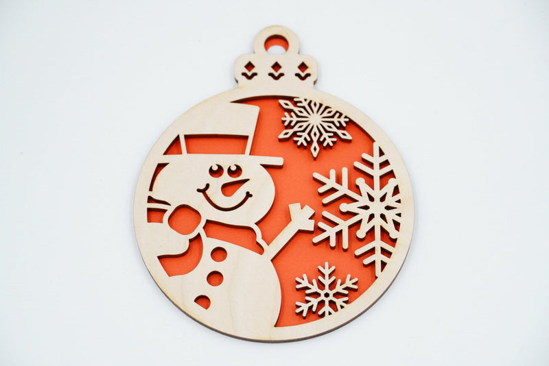 Christbaumschmuck "Schneemann" - RJC - Circle