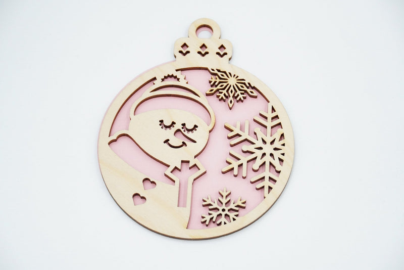 Christbaumschmuck "Schneemann" - RJC - Circle