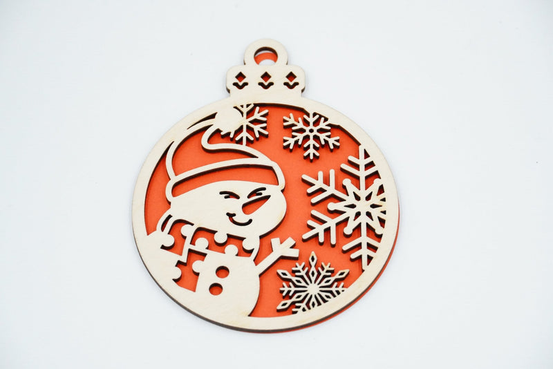 Christbaumschmuck "Schneemann" - RJC - Circle