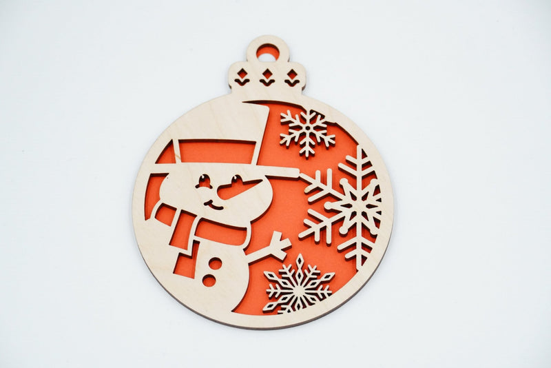 Christbaumschmuck "Schneemann" - RJC - Circle