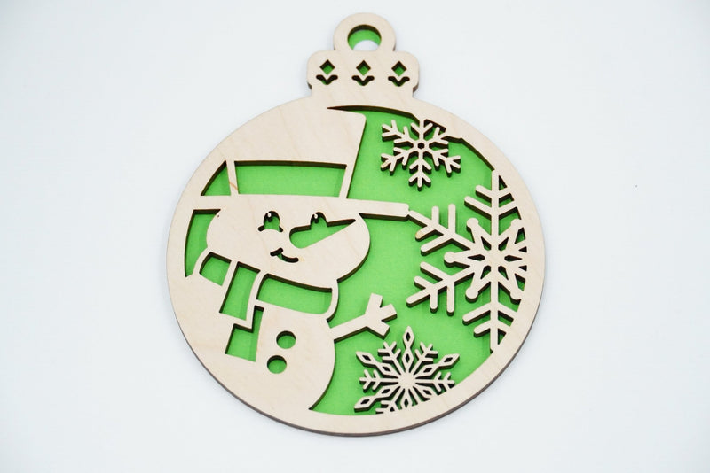 Christbaumschmuck "Schneemann" - RJC - Circle