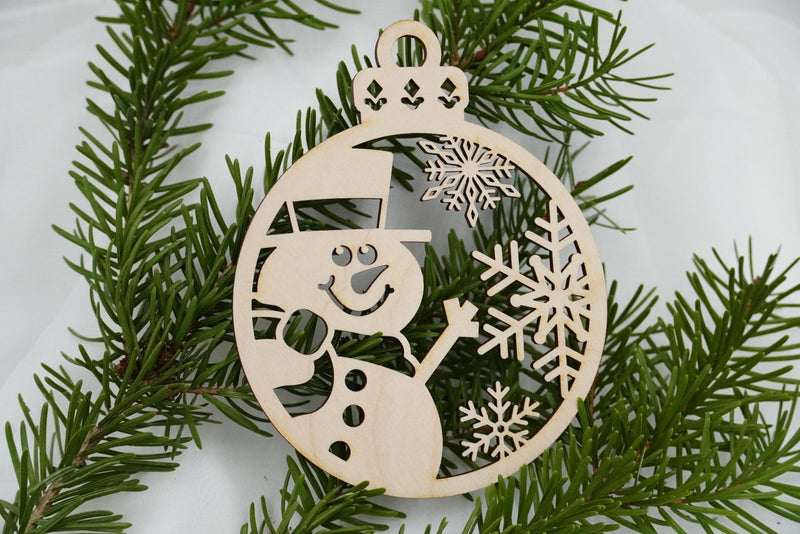 Christbaumschmuck "Schneemann" - RJC - Circle