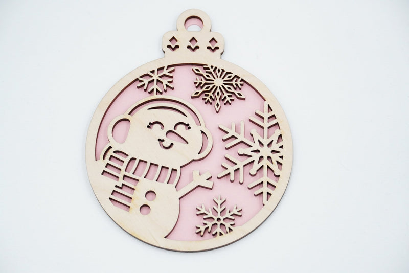 Christbaumschmuck "Schneemann" - RJC - Circle