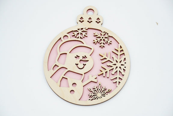 Christbaumschmuck "Schneemann" - RJC - Circle
