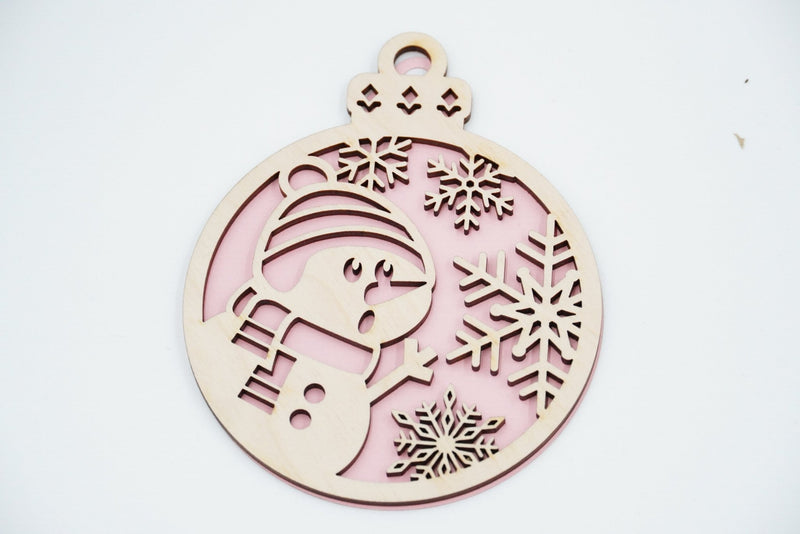 Christbaumschmuck "Schneemann" - RJC - Circle