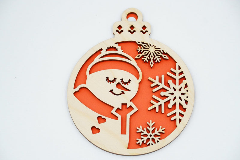 Christbaumschmuck "Schneemann" - RJC - Circle