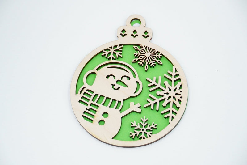 Christbaumschmuck "Schneemann" - RJC - Circle