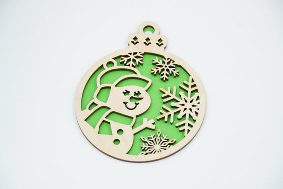 Christbaumschmuck "Schneemann" - RJC - Circle