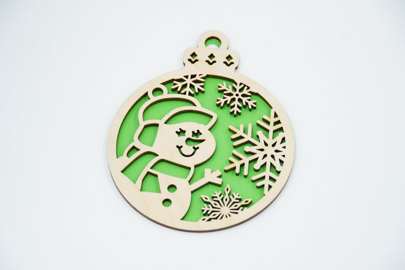 Christbaumschmuck "Schneemann" - RJC - Circle