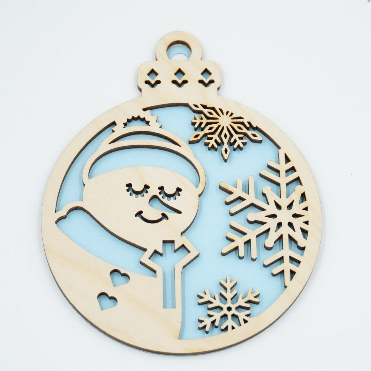 Christbaumschmuck "Schneemann" - RJC - Circle